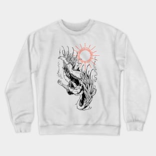 Icarus: Skyward Ascent Illustration Crewneck Sweatshirt